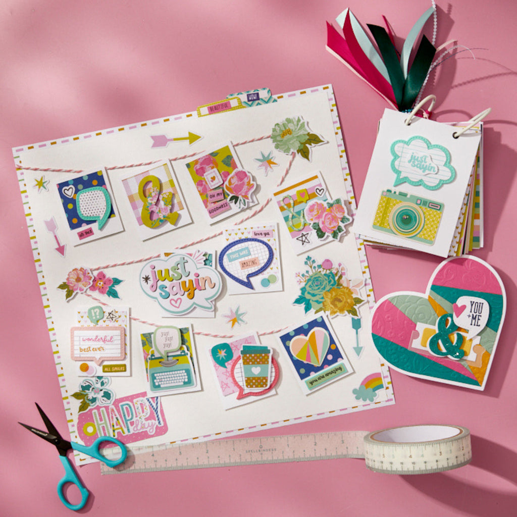 Spellbinders Speech Bubbles Etched Dies s5-664 scrapbook