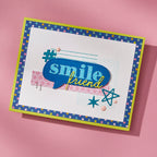 Spellbinders Speech Bubbles Sentiments Stamp and Die Bundle smile