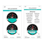Spellbinders Speedometer and Cruisin By Sentiments Stamp and Die Bundle