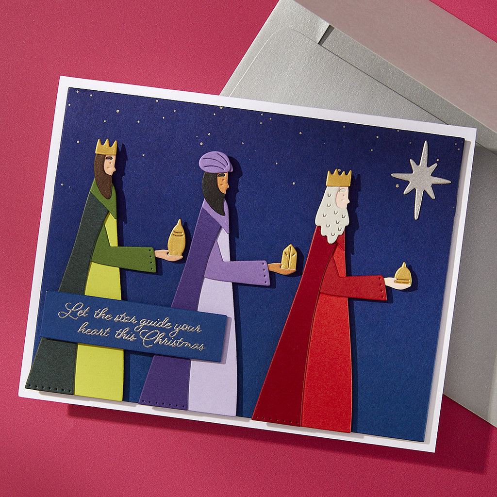 Spellbinders Spellbinders The Three Magi Stamp and Die Set sds-214 north star