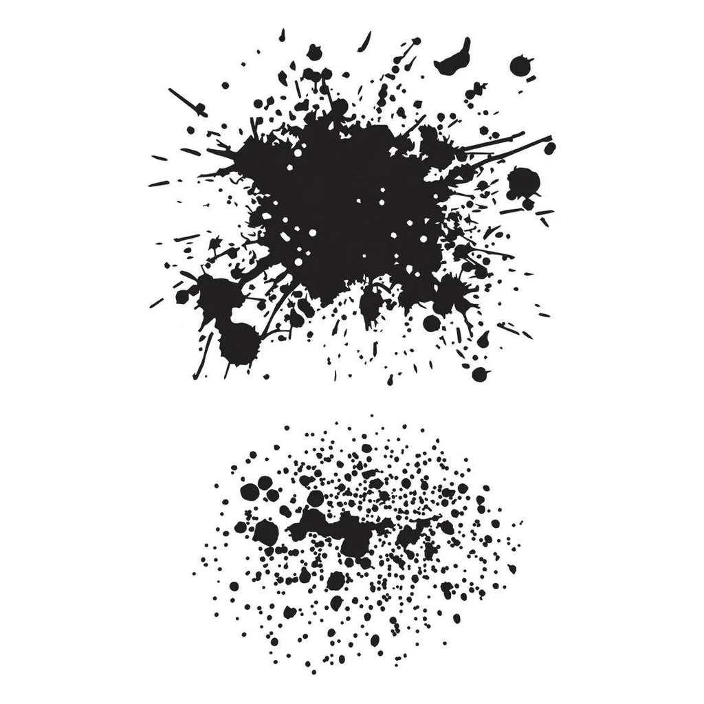 Spellbinders Splatters BetterPress Plate bp-288 splatter