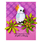 Spellbinders Spread Your Wings Sentiments Clear Stamp Set stp-252 flight with joy