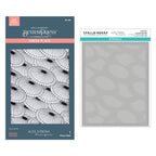 Spellbinders Spring in Kyoto BetterPress and Stencil Set bd-0943