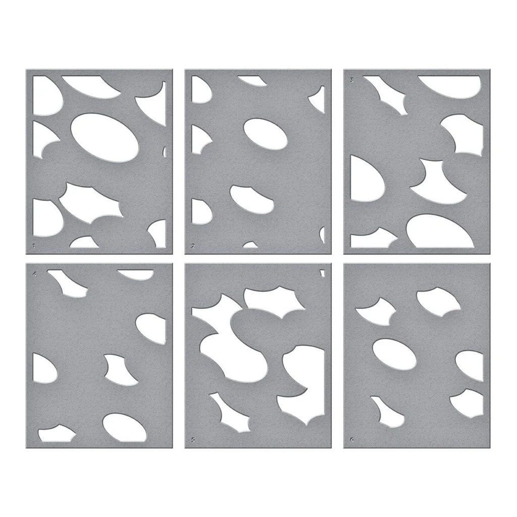 Spellbinders Spring in Kyoto BetterPress and Stencil Set bd-0943 stencil