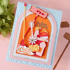 Spellbinders Squeaky Clean Etched Dies s4-1525 brighter days ahead