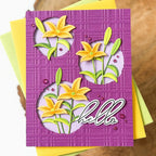Spellbinders Stargazers Etched Dies s4-1514 hello