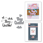 Spellbinders Starry Merry Christmas Registration Press Plates and Die Set bpr-034
