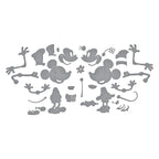 Spellbinders Steamboat Willie Duo and Frames Die Bundle parts