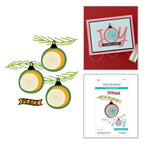 Spellbinders Stitched Baubles and Boughs Etched Dies s3-584