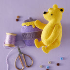 Spellbinders Stitched Classic Pooh Etched Dies s6-263 winnie close up