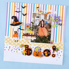 Spellbinders Storytelling Sunshine Prints 12x12 Paper scsp-010 halloween