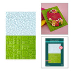 Spellbinders Suds and Buds 3D Embossing Folder e3d-171