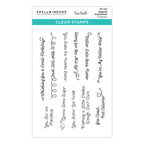 Spellbinders Sugared Expressions Clear Stamp Set stp-267