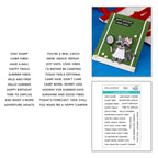 Spellbinders Summertime Sentiments Clear Stamp Set stp-269