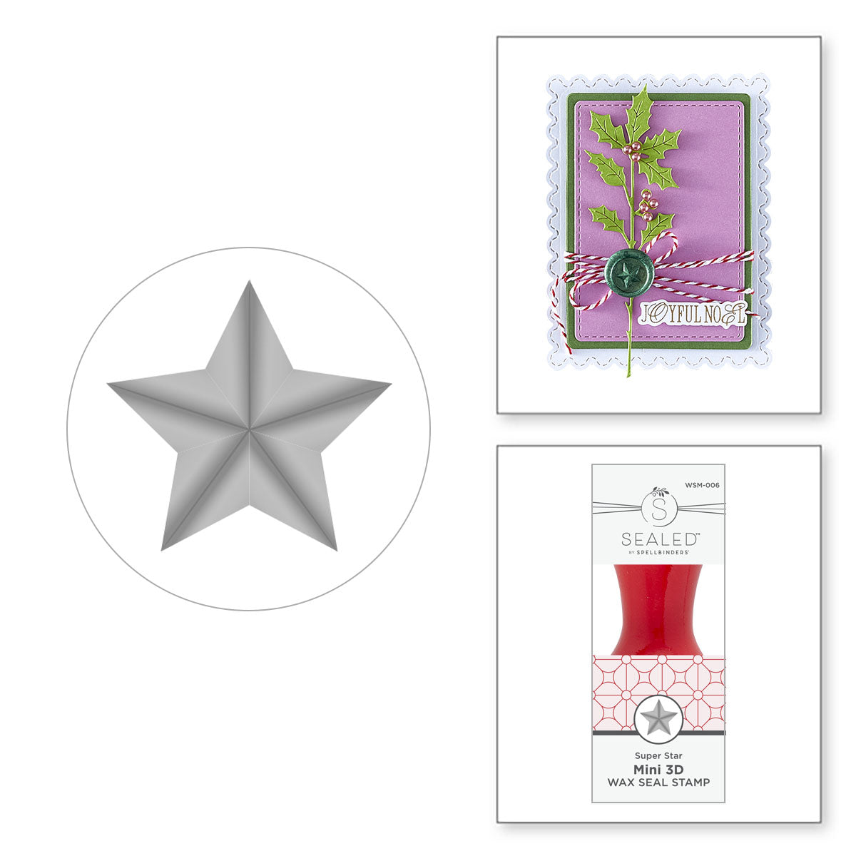 Spellbinders Super Star Mini 3D Wax Seal wsm-006