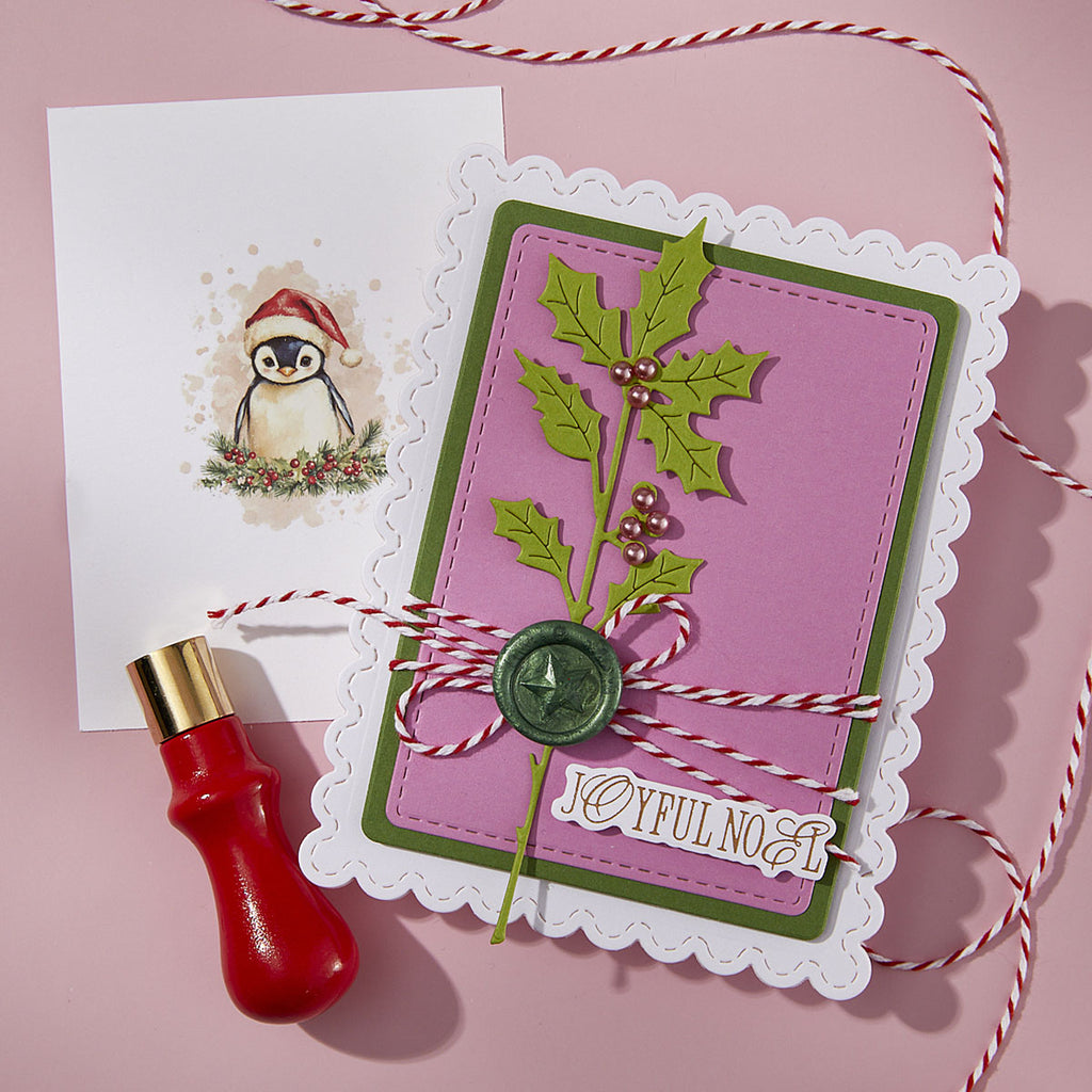 Spellbinders Super Star Mini 3D Wax Seal wsm-006 joyful