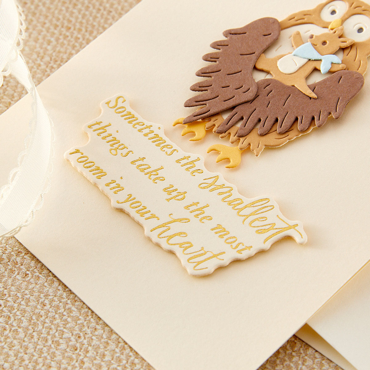Spellbinders Sweet Sentiments Press and Foil Plate and Die Set bp-342 heart