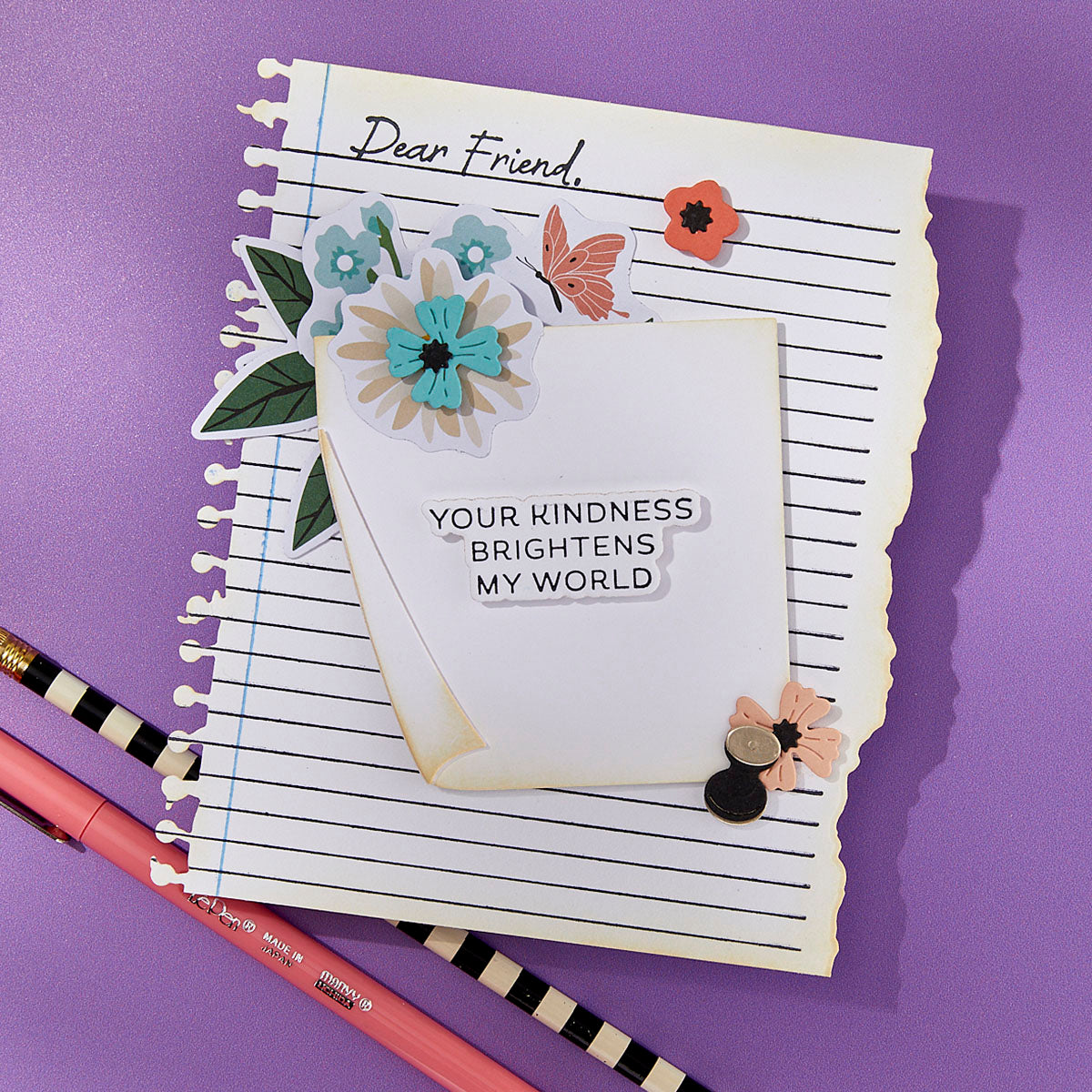 Spellbinders Take Note Registration Press Plates bpr-030 dear friend