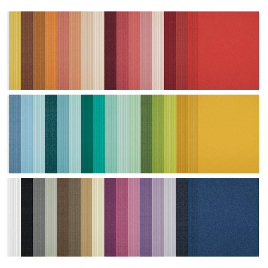 Spellbinders The Full 48 ColorWheel 8.5x11 Cardstock Five-Pack csa-002