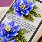 Spellbinders The Poet's Garden Sentiments Press and Foil Plate and Die Set bp-325 happiness