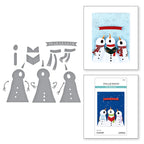 Spellbinders The Snow Notes Etched Dies s4-1461