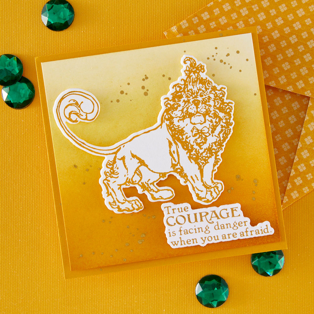 Spellbinders Tin Man, Scarecrow and Lion BetterPress Plate and Die Set bp-332 lion