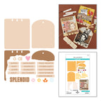Spellbinders Torn Edges CardLab Etched Dies s7-296