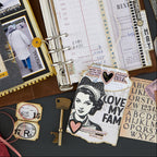 Spellbinders Torn Edges with Tag Etched Dies s7-298 love my fam heart with string tag