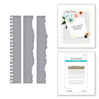 Spellbinders Torn Paper Edges Etched Dies s2-444