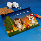 Spellbinders Trails End Etched Dies s5-739 happy camper