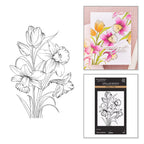 Spellbinders Tulips and Daffodils Press and Foil Plate bp-359