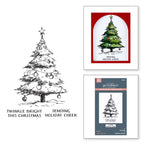 Spellbinders Twinkle Bright Tree Registration BetterPress Plates bpr-033