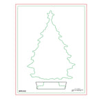 Spellbinders Twinkle Bright Tree Registration BetterPress Plates bpr-033 template