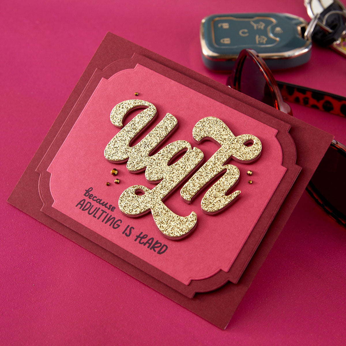 Spellbinders Ugh Clear Stamp and Die Set sds-218 ugh2