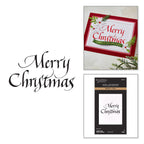 Spellbinders Upright Italic Merry Christmas Press and Foil Plate bp-370