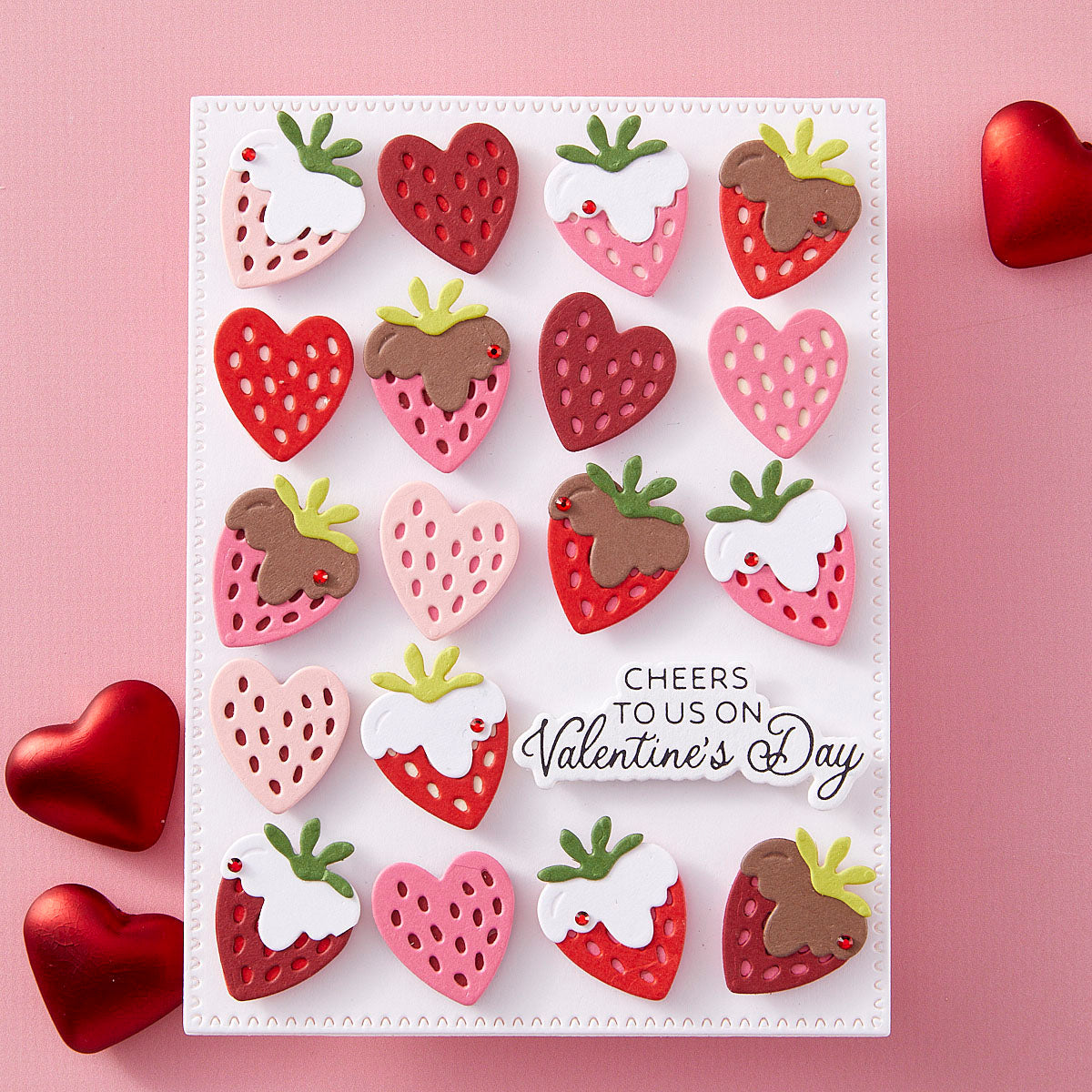 Spellbinders Valentine Happy Hour Sentiments Plate and Die Set bp