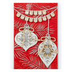 Spellbinders Vintage Layered Ornaments Etched Dies s4-1394 merry christmas