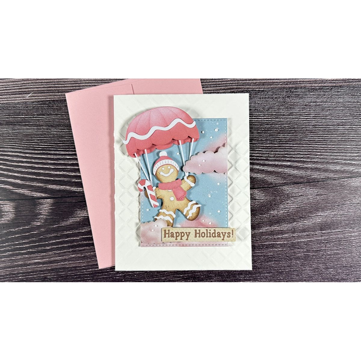 Spellbinders Waffle Cone 3D Embossing Folder by Stamperia e3d-157 happy holidays | color-code:ALT01
