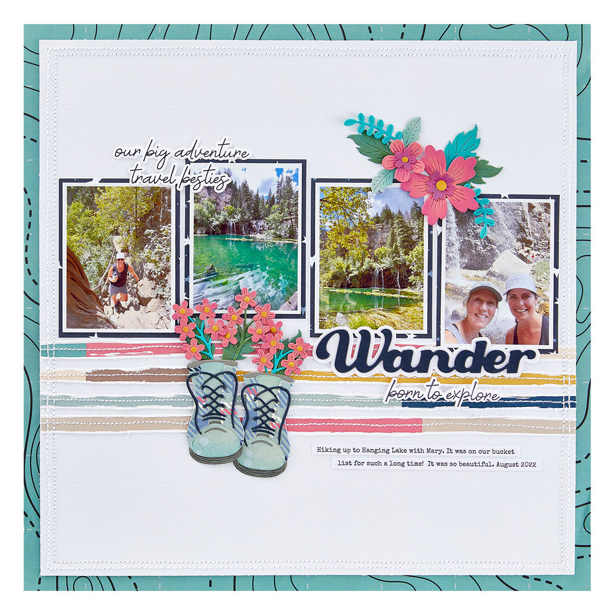 Spellbinders Wander Boots Etched Dies s3-512*