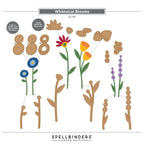 Spellbinders Whimsical Blooms Etched Dies s5-742 assembly guide