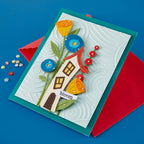 Spellbinders Whimsical Houses Etched Dies s5-746 bloom homes
