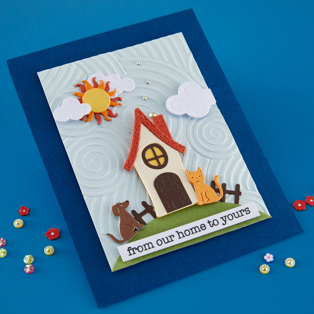 Spellbinders Whimsical Houses Etched Dies s5-746 from our home to yours
