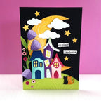 Spellbinders Whimsical Houses Etched Dies s5-746 no place like home