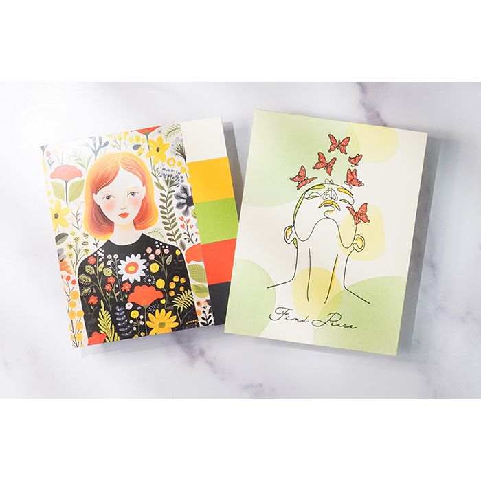 Spellbinders Whisper Weave Press and Foil Plate Die Set bp-340 find peace