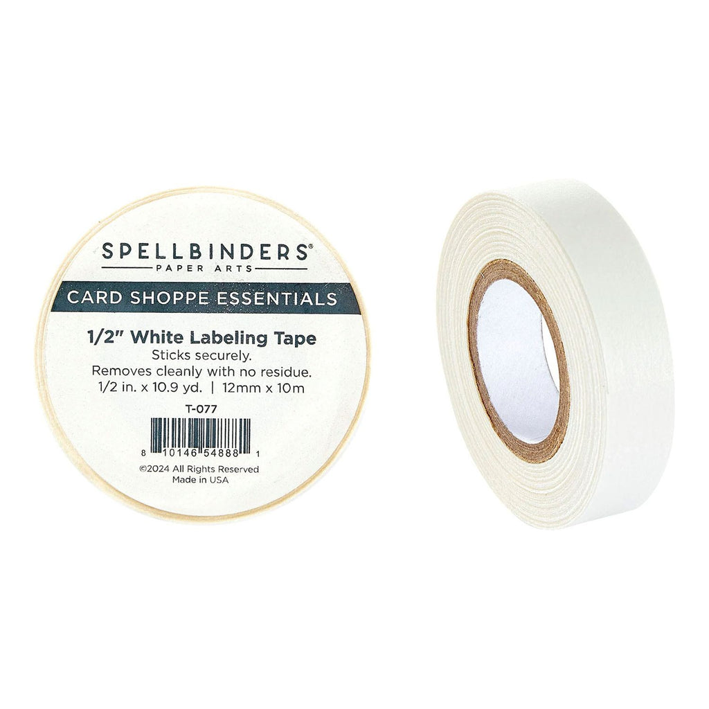 Spellbinders White Labeling Tape t-077