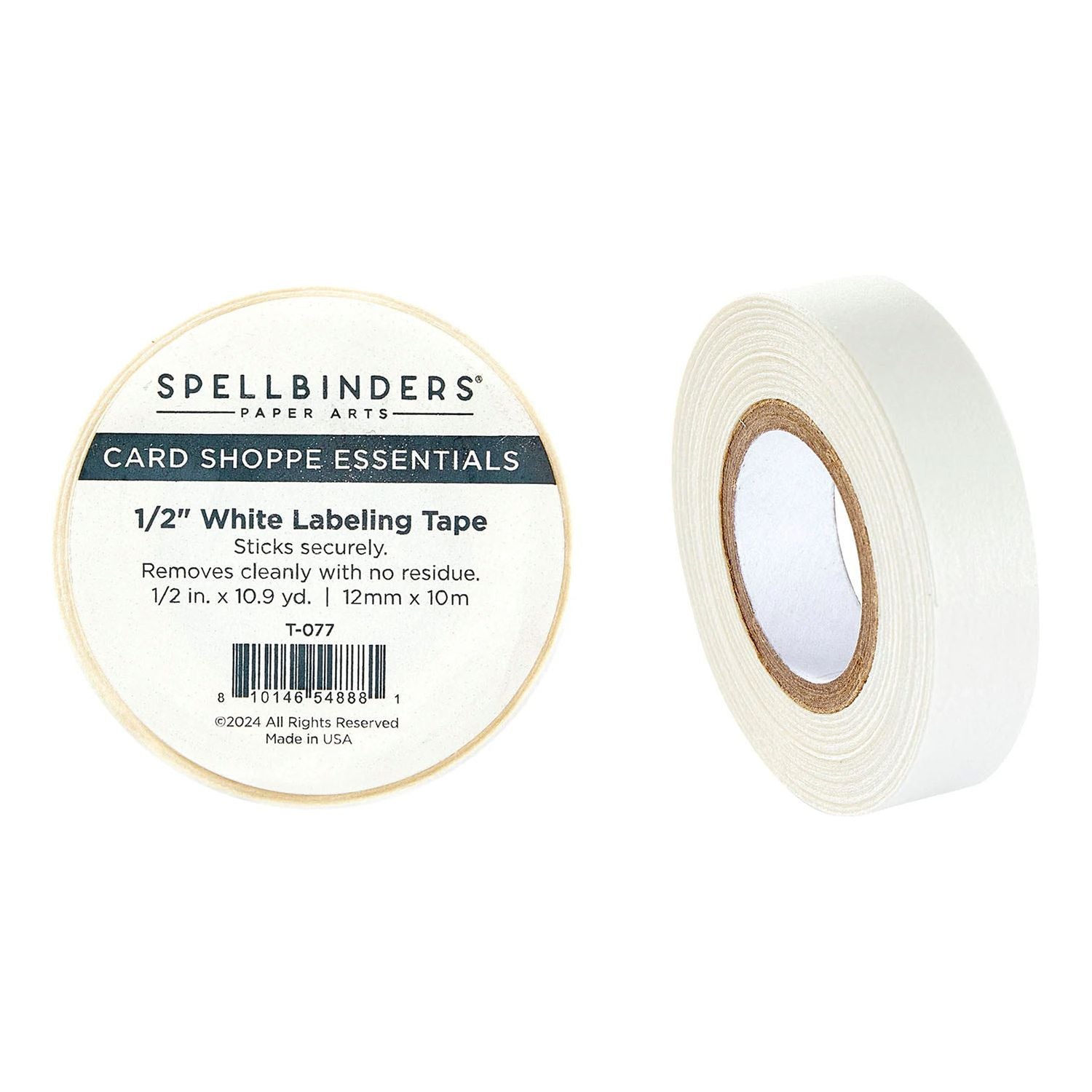 Spellbinders White Labeling Tape t-077