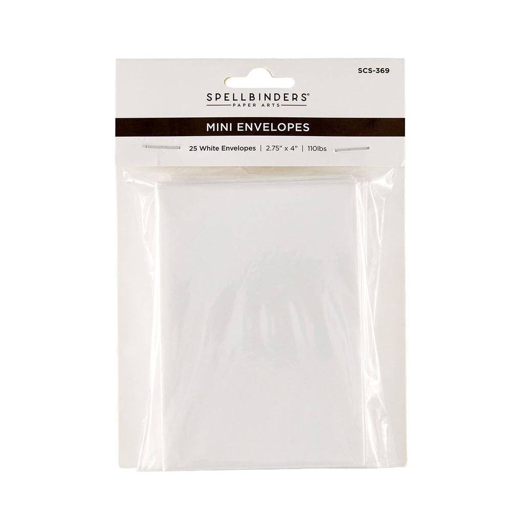 Spellbinders White Mini Envelopes scs-369
