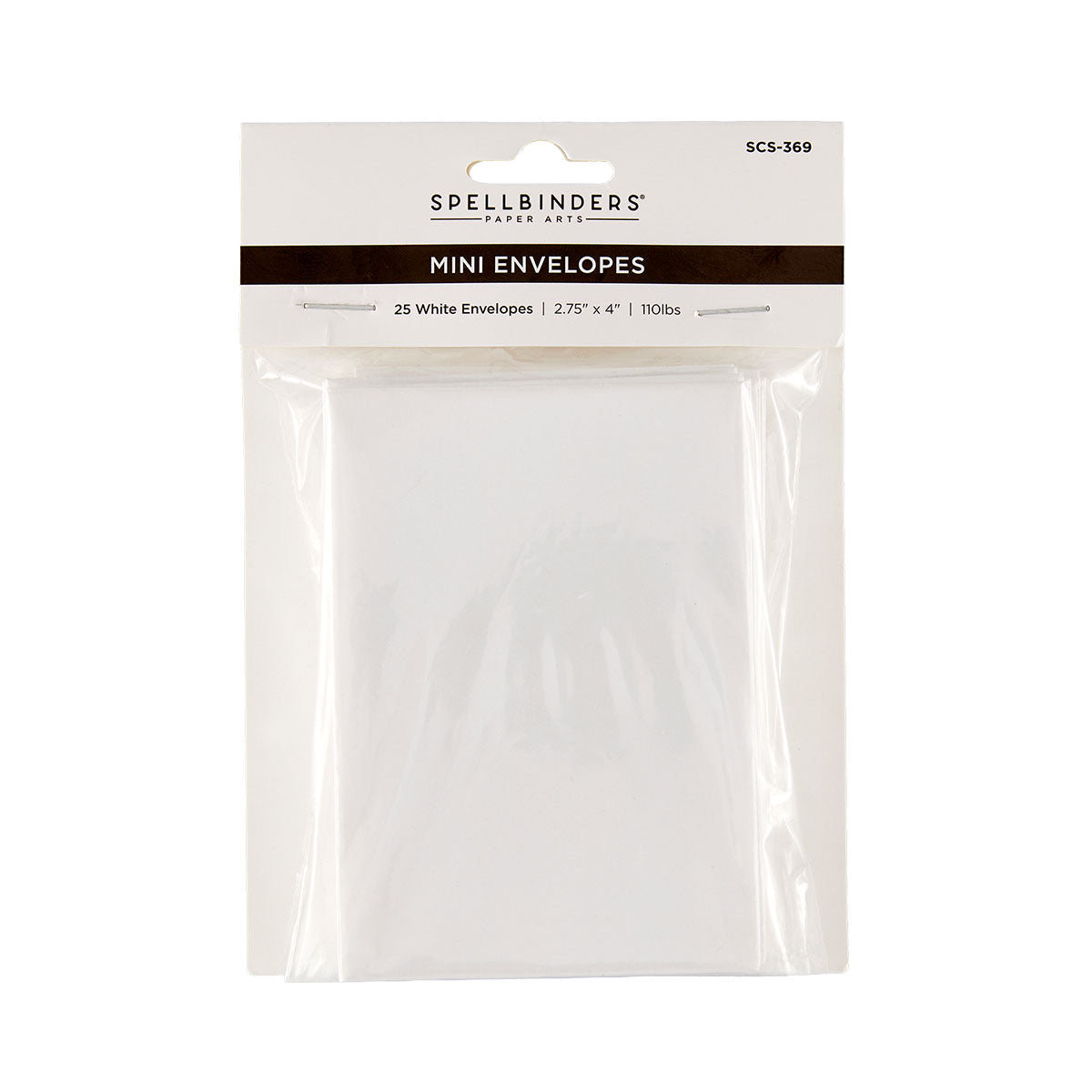 Spellbinders White Mini Envelopes scs-369