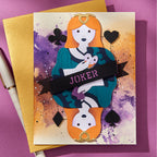Spellbinders Wild Joker Etched Dies s5-686 playing card
