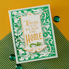 Spellbinders Wonder of Oz Frame and Tag BetterPress Plate and Die Set bp-334 no place like home